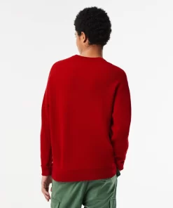 Lacoste Pullover>Herren Pullover Aus Wolle Mit Rundhals Rot 240