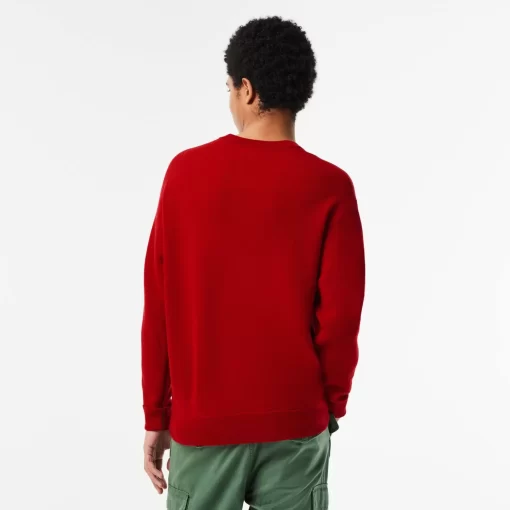 Lacoste Pullover>Herren Pullover Aus Wolle Mit Rundhals Rot 240