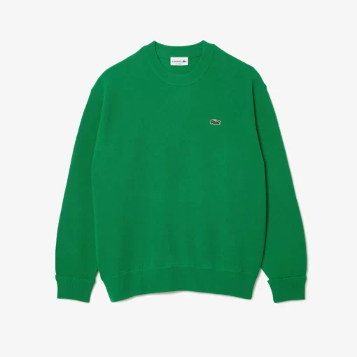 Lacoste Pullover>Herren Pullover Aus Wolle Mit Rundhals Grun Siw