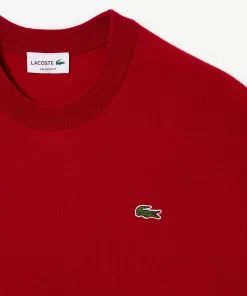 Lacoste Pullover>Herren Pullover Aus Wolle Mit Rundhals Rot 240