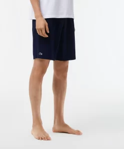 Lacoste Unterwäsche & Loungewear>Herren Pyjama Set Aus Baumwolle Mit Stretch Weis / Navy Blau 522