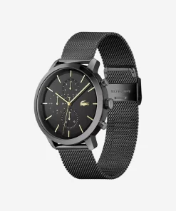 Lacoste Uhren>Herren Replay Armbanduhr Aus Edelstahl Schwarz 000