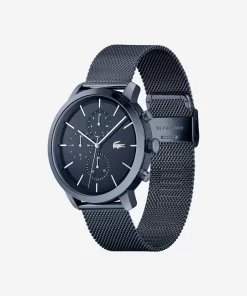 Lacoste Uhren>Herren Replay Armbanduhr Aus Nachtblauem Stahl Schwarz 000