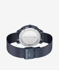 Lacoste Uhren>Herren Replay Armbanduhr Aus Nachtblauem Stahl Schwarz 000