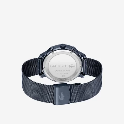 Lacoste Uhren>Herren Replay Armbanduhr Aus Nachtblauem Stahl Schwarz 000