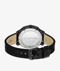 Lacoste Uhren>Herren Replay Armbanduhr Aus Schwarzem Leder Schwarz 000