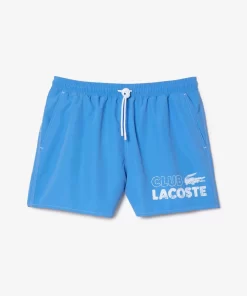 Lacoste Badebekleidung>Herren Schnelltrocknende Badehosen Mit Integriertem Futter Atherisches Blau L99