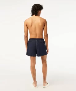 Lacoste Badebekleidung>Herren Schnelltrocknende Badehosen Mit Integriertem Futter Navy Blau 166