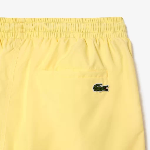 Lacoste Badebekleidung>Herren Schnelltrocknende Badehosen Mit Integriertem Futter Gelb 107