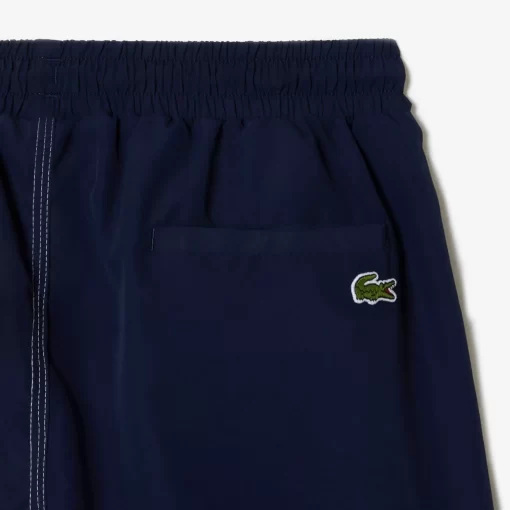 Lacoste Badebekleidung>Herren Schnelltrocknende Badehosen Mit Integriertem Futter Navy Blau 166