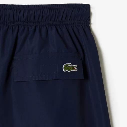 Lacoste Badebekleidung>Herren Schnelltrocknende Badehosen Mit Reisetasche Navy Blau 166