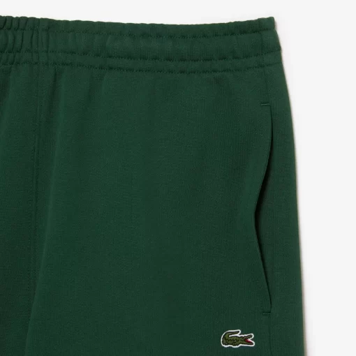 Lacoste Hosen & Shorts>Herren Shorts Aus Ungerautem Baumwoll-Fleece Grun 132