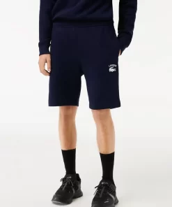 Lacoste Hosen & Shorts>Herren Shorts Mit Stickerei Navy Blau 166