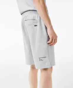 Lacoste Hosen & Shorts>Herren Shorts Mit Stickerei Heidekraut Grau Cca