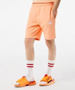 Lacoste Hosen & Shorts>Herren Shorts Mit Stickerei Hell Orange Heb