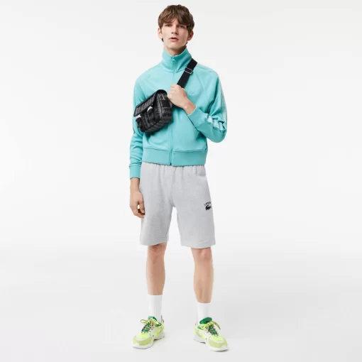 Lacoste Hosen & Shorts>Herren Shorts Mit Stickerei Heidekraut Grau Cca