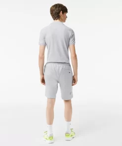 Lacoste Hosen & Shorts>Herren Shorts Mit Stickerei Heidekraut Grau Cca