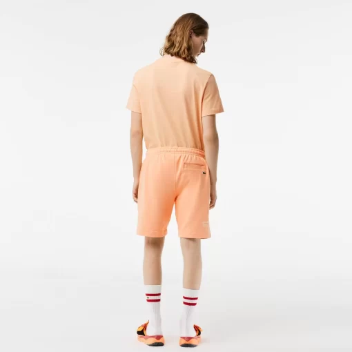 Lacoste Hosen & Shorts>Herren Shorts Mit Stickerei Hell Orange Heb