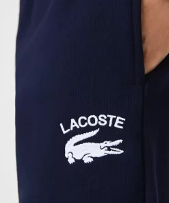 Lacoste Hosen & Shorts>Herren Shorts Mit Stickerei Navy Blau 166