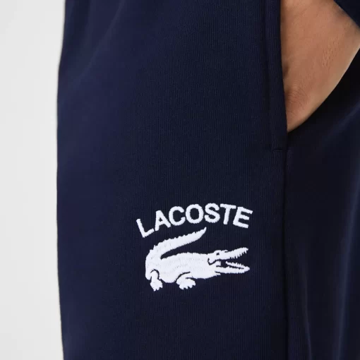 Lacoste Hosen & Shorts>Herren Shorts Mit Stickerei Navy Blau 166