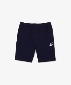 Lacoste Hosen & Shorts>Herren Shorts Mit Stickerei Navy Blau 166