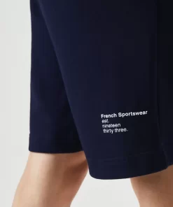 Lacoste Hosen & Shorts>Herren Shorts Mit Stickerei Navy Blau 166