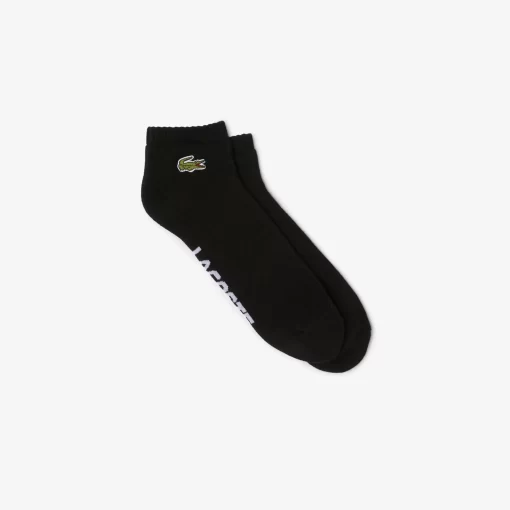 Lacoste Sportbekleidung>Herren Sport Baumwollsocken Aus Stretch-Baumwolle Mit Logo Schwarz / Weis 258