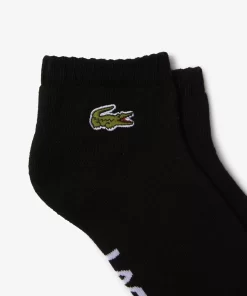 Lacoste Sportbekleidung>Herren Sport Baumwollsocken Aus Stretch-Baumwolle Mit Logo Schwarz / Weis 258