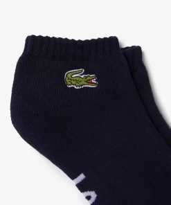 Lacoste Sportbekleidung>Herren Sport Baumwollsocken Aus Stretch-Baumwolle Mit Logo Navy Blau / Weis 525