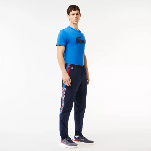 Lacoste Sportbekleidung>Herren Sport French Capsule Trainingshose Navy Blau / Blau / Burgunder Ifs