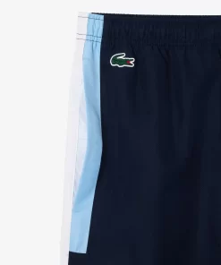 Lacoste Sportbekleidung>Herren Sport French Capsule Trainingshose Navy Blau / Weis / Blau Lni