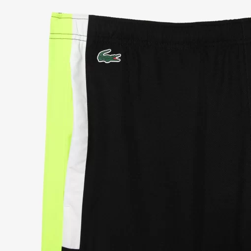 Lacoste Sportbekleidung>Herren Sport French Capsule Trainingshose Schwarz / Gelb / Weis U5I