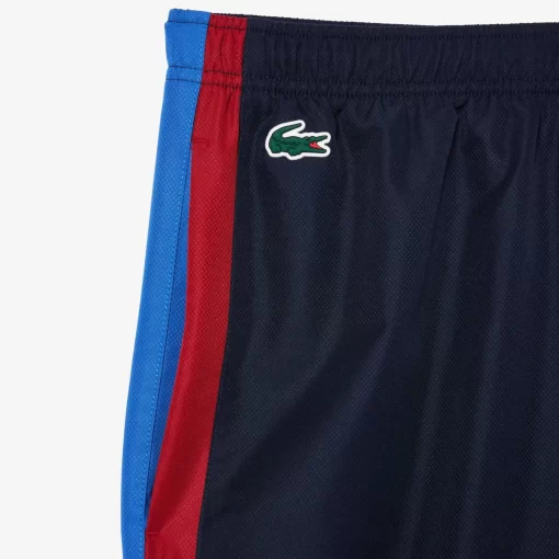 Lacoste Sportbekleidung>Herren Sport French Capsule Trainingshose Navy Blau / Blau / Burgunder Ifs