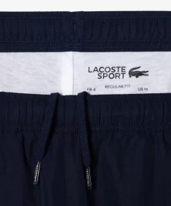 Lacoste Sportbekleidung>Herren Sport French Capsule Trainingshose Navy Blau / Weis / Blau Lni