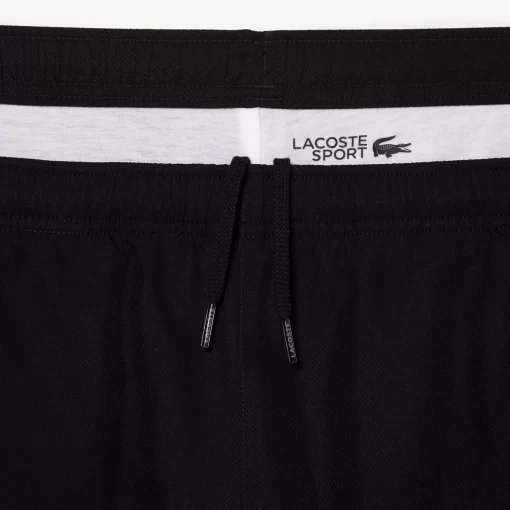 Lacoste Sportbekleidung>Herren Sport French Capsule Trainingshose Schwarz / Gelb / Weis U5I