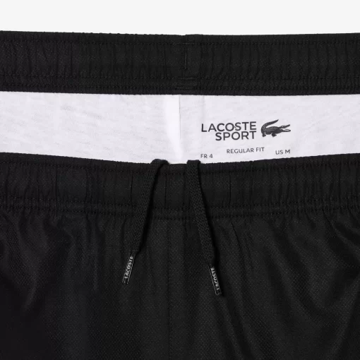 Lacoste Sportbekleidung>Herren Sport French Capsule Trainingshose Schwarz / Blau / Weis Ig6