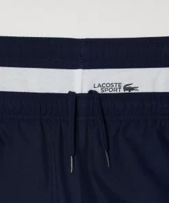 Lacoste Sportbekleidung>Herren Sport French Capsule Trainingshose Navy Blau / Rot / Weis 9Re