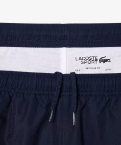 Lacoste Sportbekleidung>Herren Sport French Capsule Trainingshose Navy Blau / Blau / Burgunder Ifs