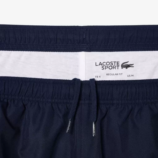 Lacoste Sportbekleidung>Herren Sport French Capsule Trainingshose Navy Blau / Blau / Burgunder Ifs