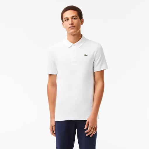 Lacoste Golf>Herren Sport Golf-Poloshirt Aus Baumwollpique Weis 800