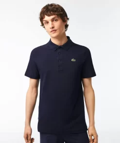 Lacoste Golf>Herren Sport Golf-Poloshirt Aus Baumwollpique Navy Blau 423