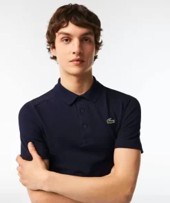 Lacoste Golf>Herren Sport Golf-Poloshirt Aus Baumwollpique Navy Blau 423