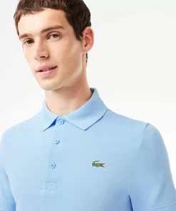 Lacoste Golf>Herren Sport Golf-Poloshirt Aus Baumwollpique Blau Gn2