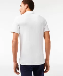 Lacoste Golf>Herren Sport Golf-Poloshirt Aus Baumwollpique Weis 800