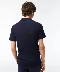 Lacoste Golf>Herren Sport Golf-Poloshirt Aus Baumwollpique Navy Blau 423