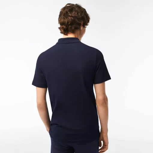 Lacoste Golf>Herren Sport Golf-Poloshirt Aus Baumwollpique Navy Blau 423