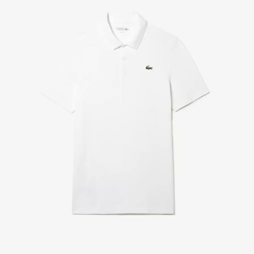 Lacoste Golf>Herren Sport Golf-Poloshirt Aus Baumwollpique Weis 800