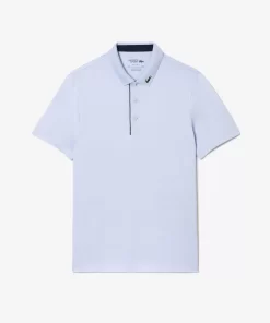 Lacoste Golf>Herren Sport Golf-Poloshirt Aus Jersey Hellblau / Navy Blau X1J