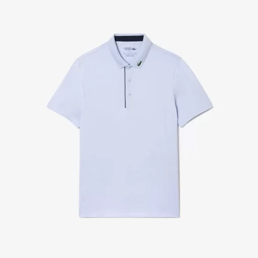 Lacoste Golf>Herren Sport Golf-Poloshirt Aus Jersey Hellblau / Navy Blau X1J