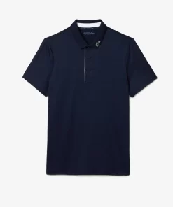 Lacoste Golf>Herren Sport Golf-Poloshirt Aus Jersey Navy Blau / Weis 525